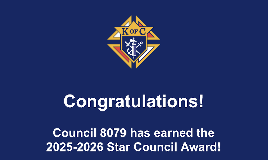 Council 8079 Awarded Star Council Award 2025-2026